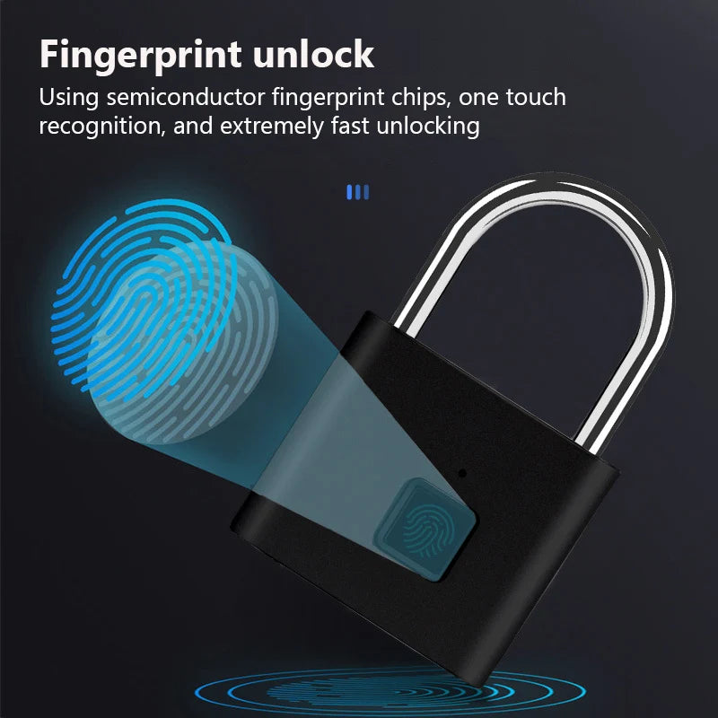 Keyless USB Charging Fingerprint Lock