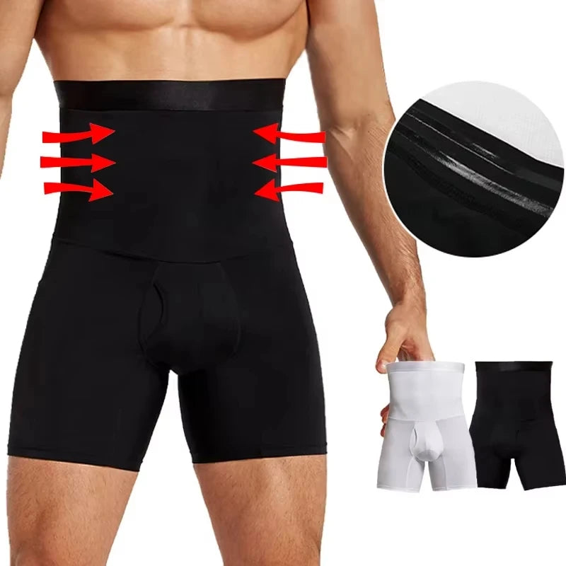 Men Tummy Control Shorts- Body Shaper With a Compression High Waist Trainer