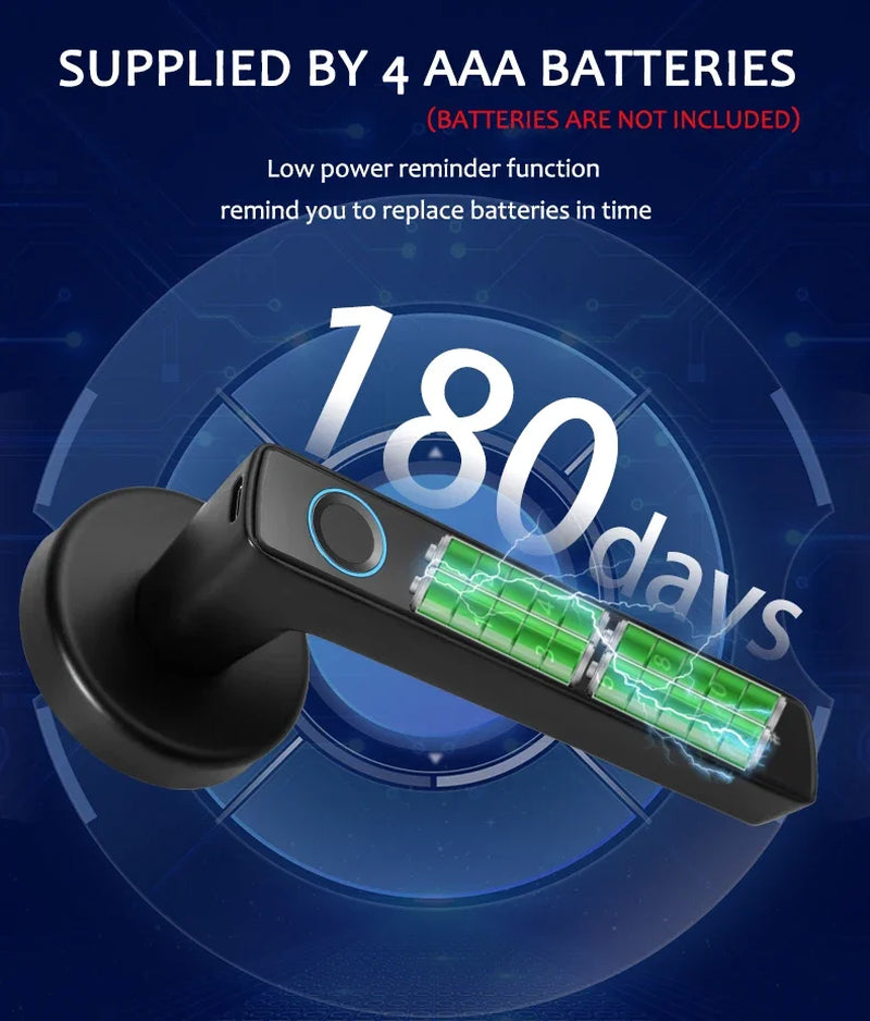 Smart Fingerprint Door Lock Knob