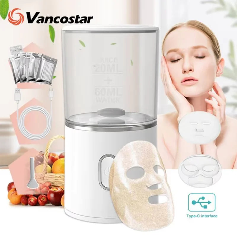 Face Mask Maker Machine For Facial Treatment - DIY Automatic Fruit Natural Vegetable Collagen