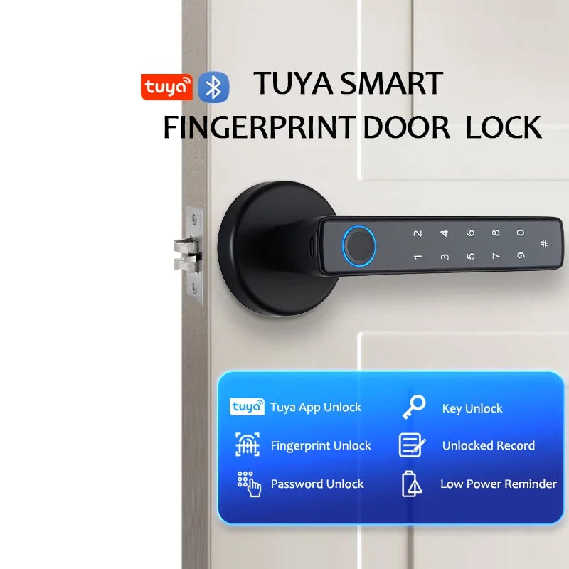 Smart Fingerprint Door Lock Knob