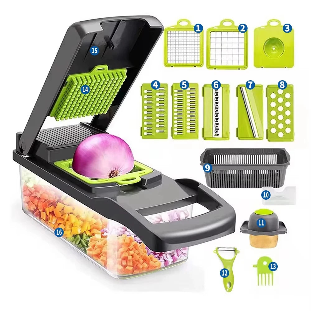 16 in 1 Multifunctional Vegetable Chopper