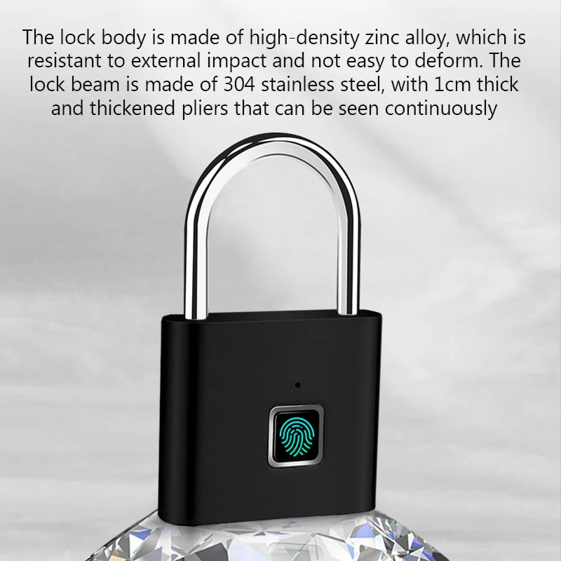 Keyless USB Charging Fingerprint Lock