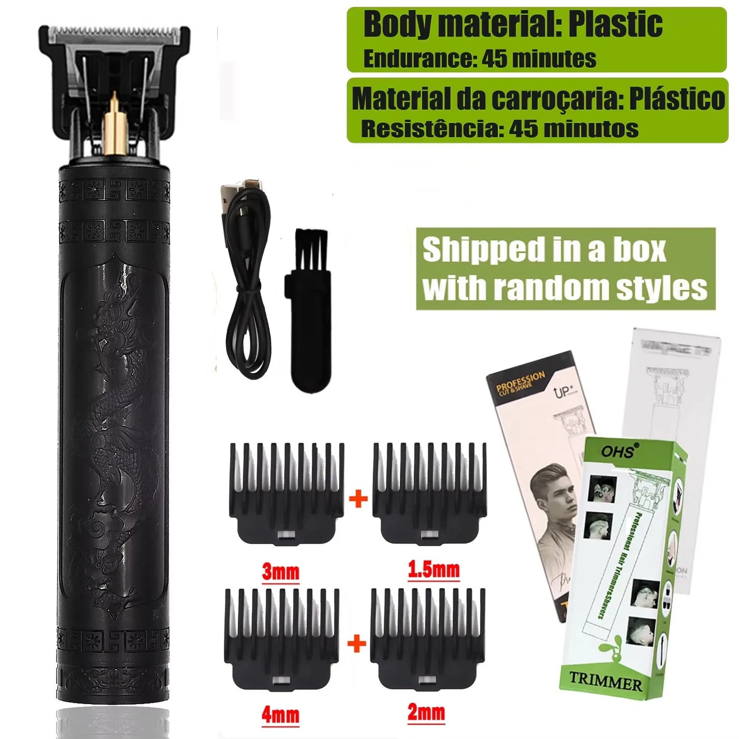 OHS Cordless Electric Hair Shaver (Trimmer) for Men