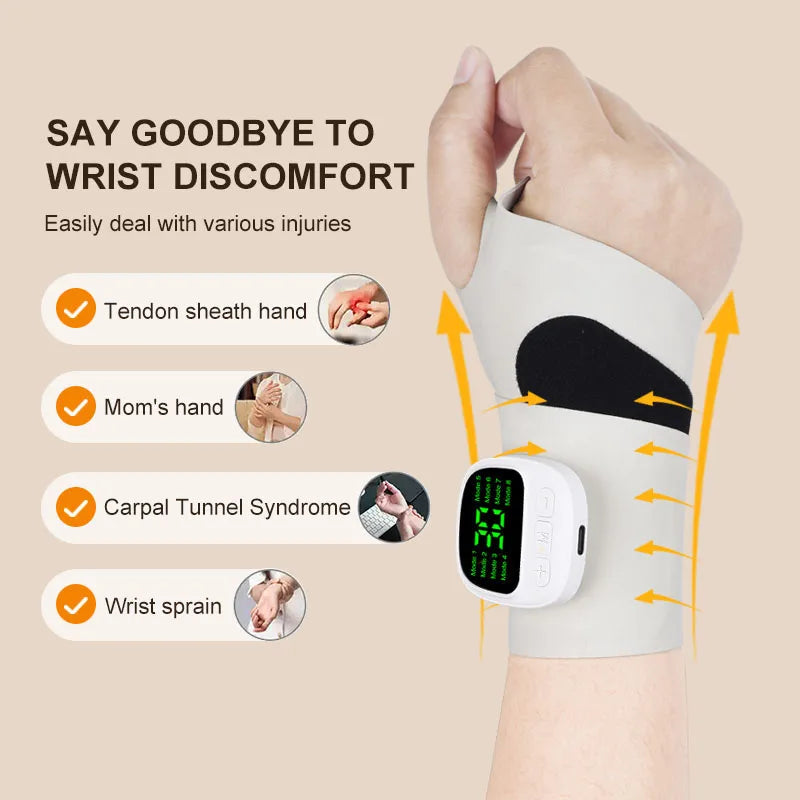 Electric Cordless Wrist Massager For Relieve Vibration