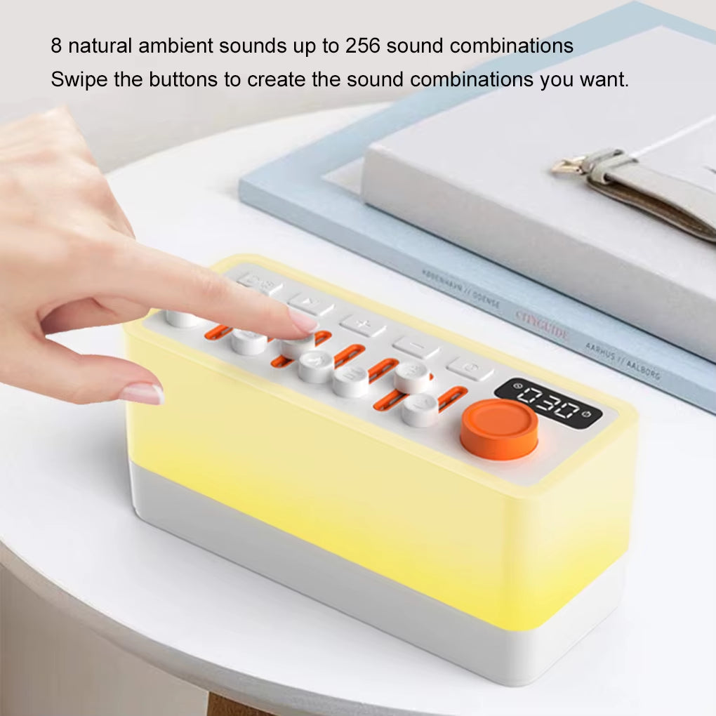 Smart Sleep Aid Speaker, White Noise Sleep Machine with Bluetooth