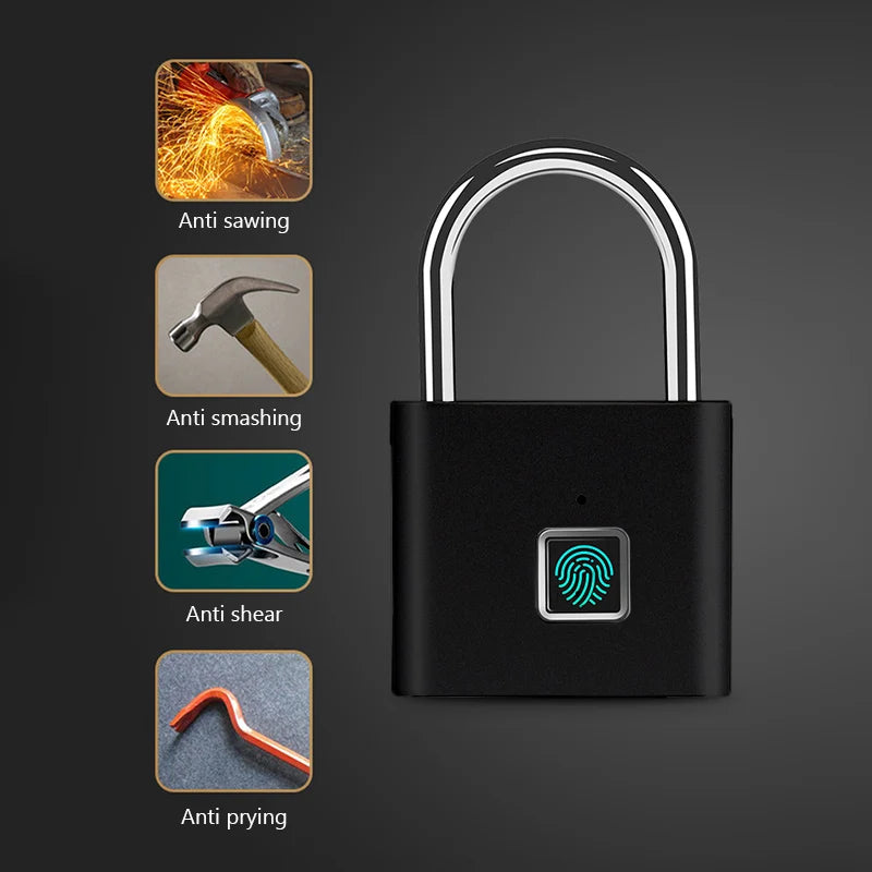 Keyless USB Charging Fingerprint Lock