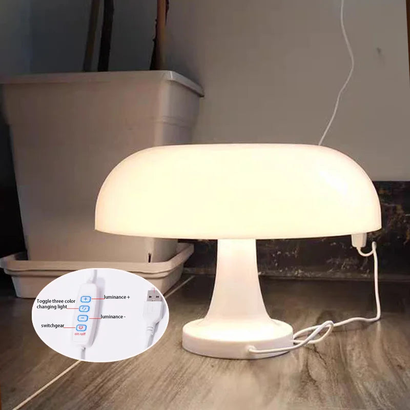 LED Mushroom Table Lamp