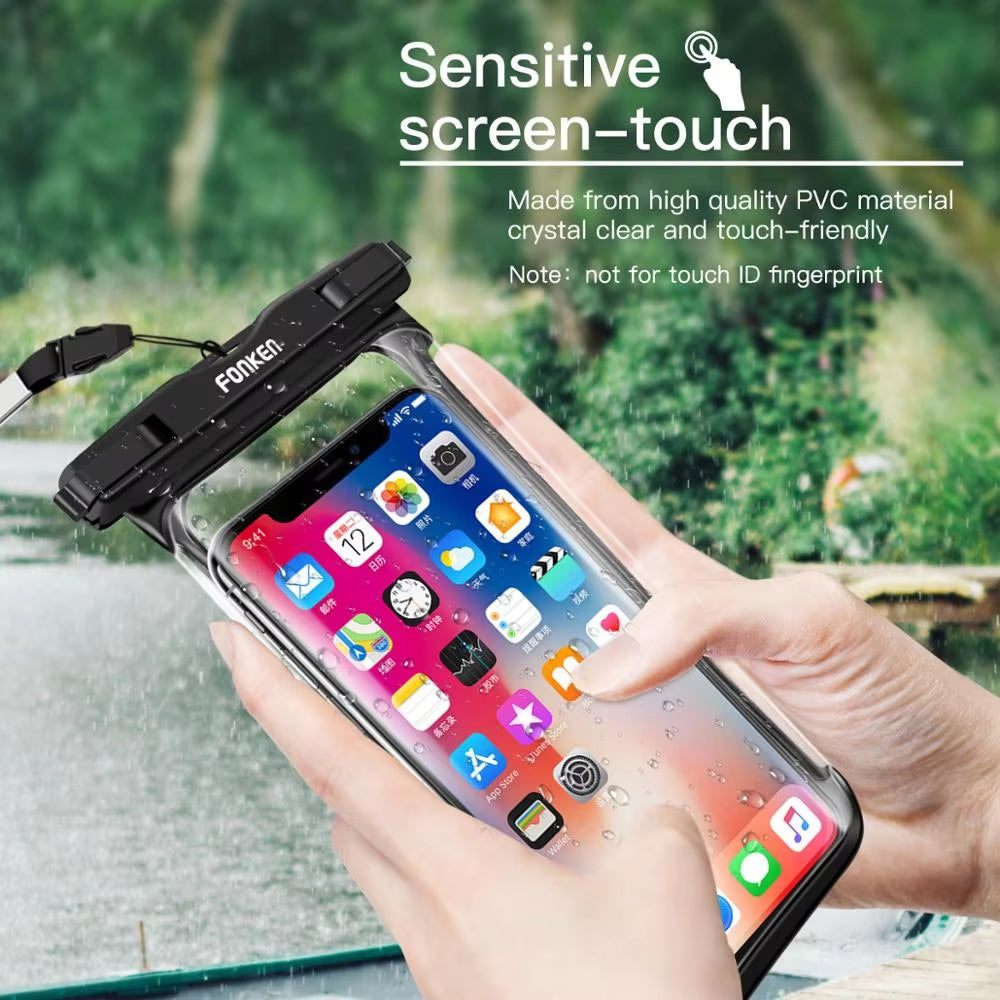 Full View Waterproof Phone Case For Underwater Mobile Cover