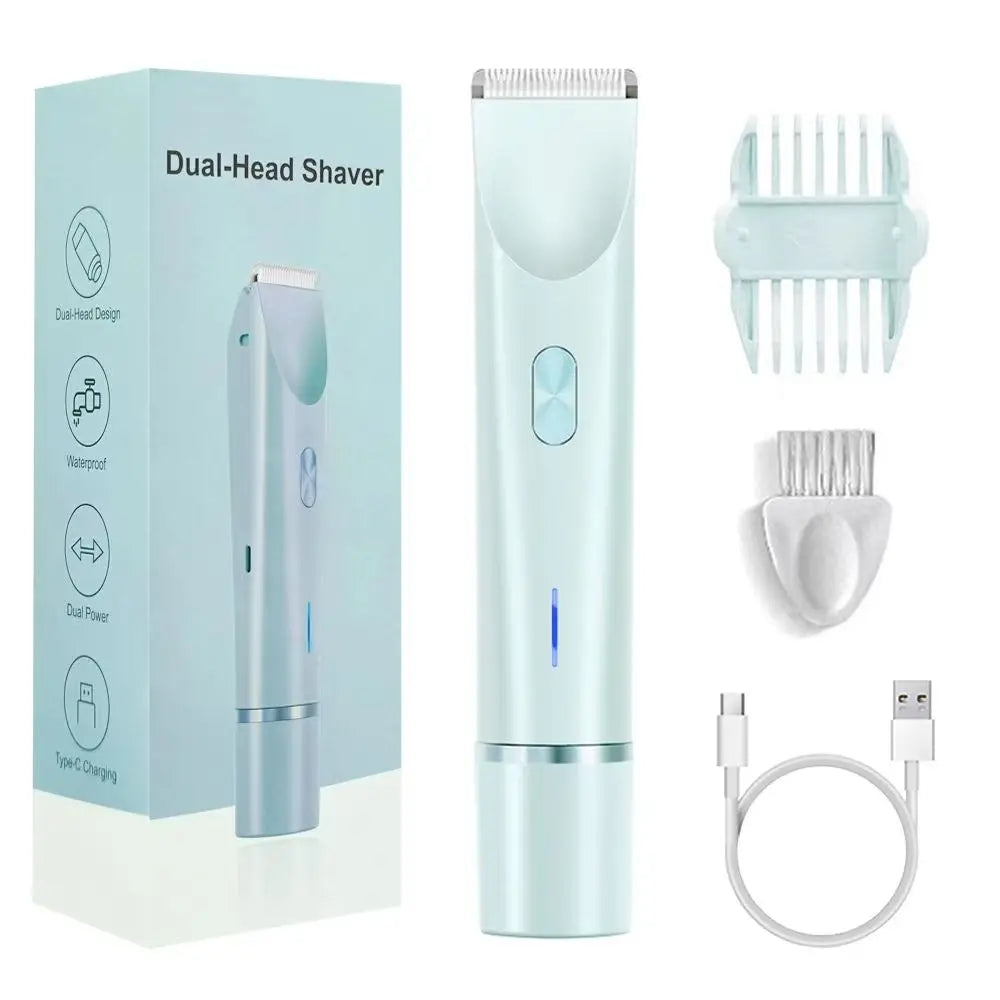 Waterproof Rechargeable Electrical Shaver- Mini Women Bikini Trimmer for Body Hair Remover