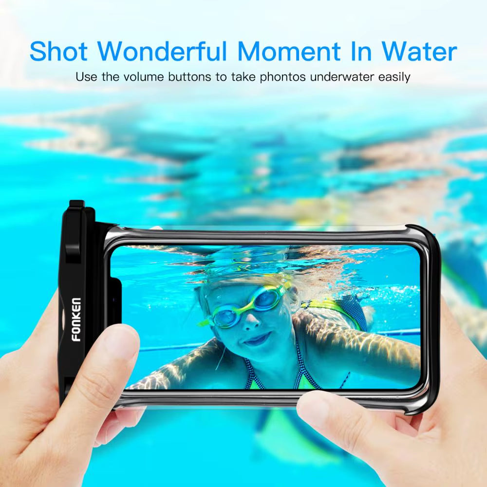 Full View Waterproof Phone Case For Underwater Mobile Cover