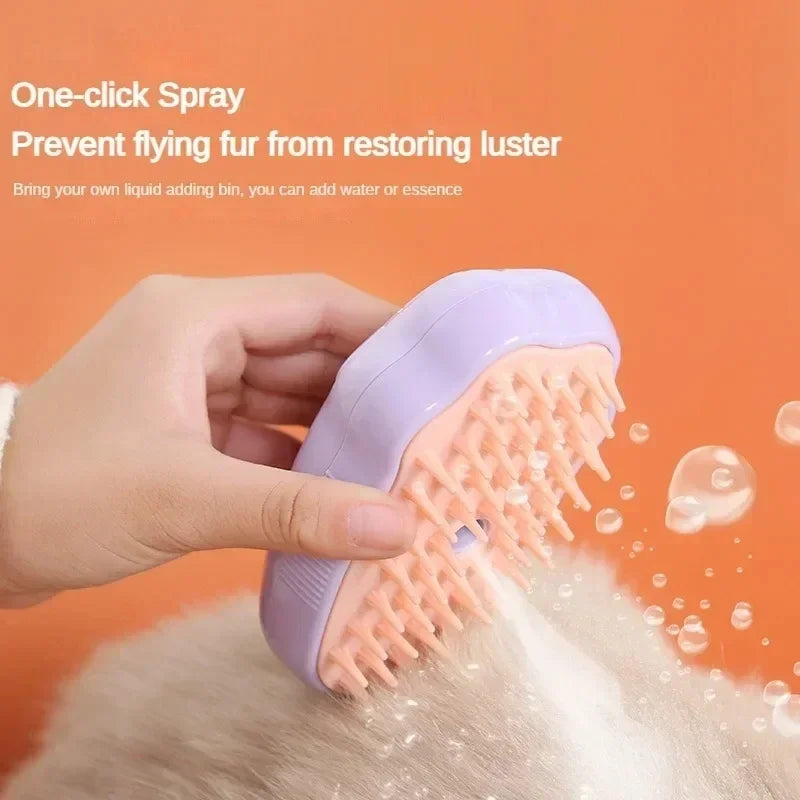 3 in 1 Cat Comb Brush Electric Spray