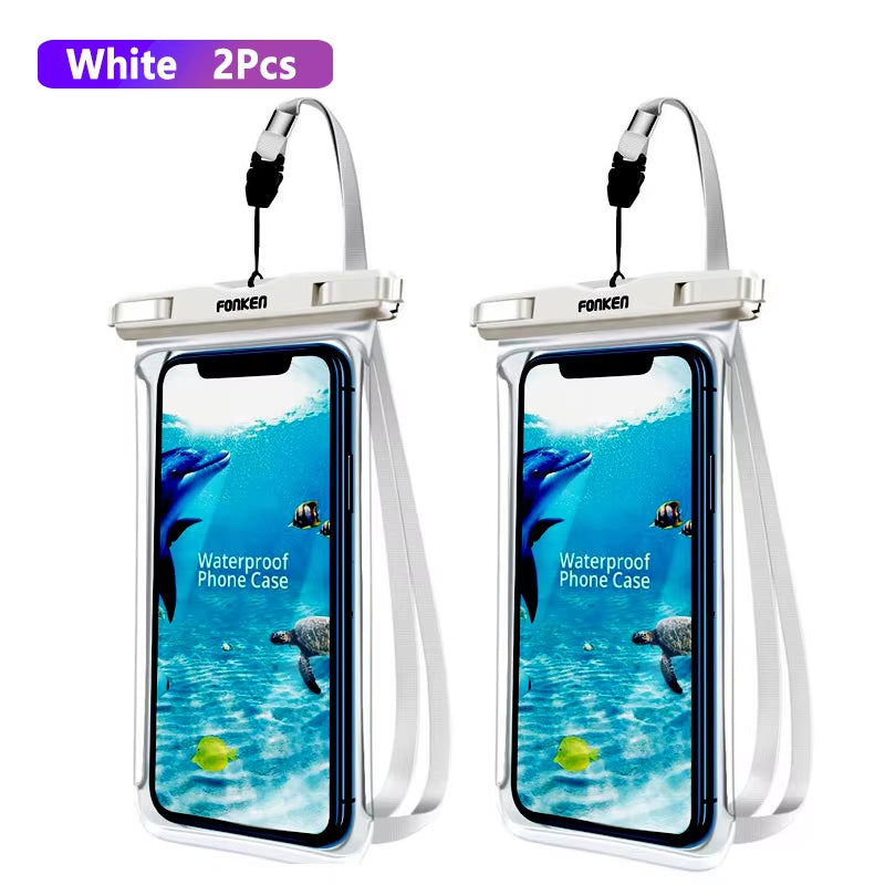 Full View Waterproof Phone Case For Underwater Mobile Cover