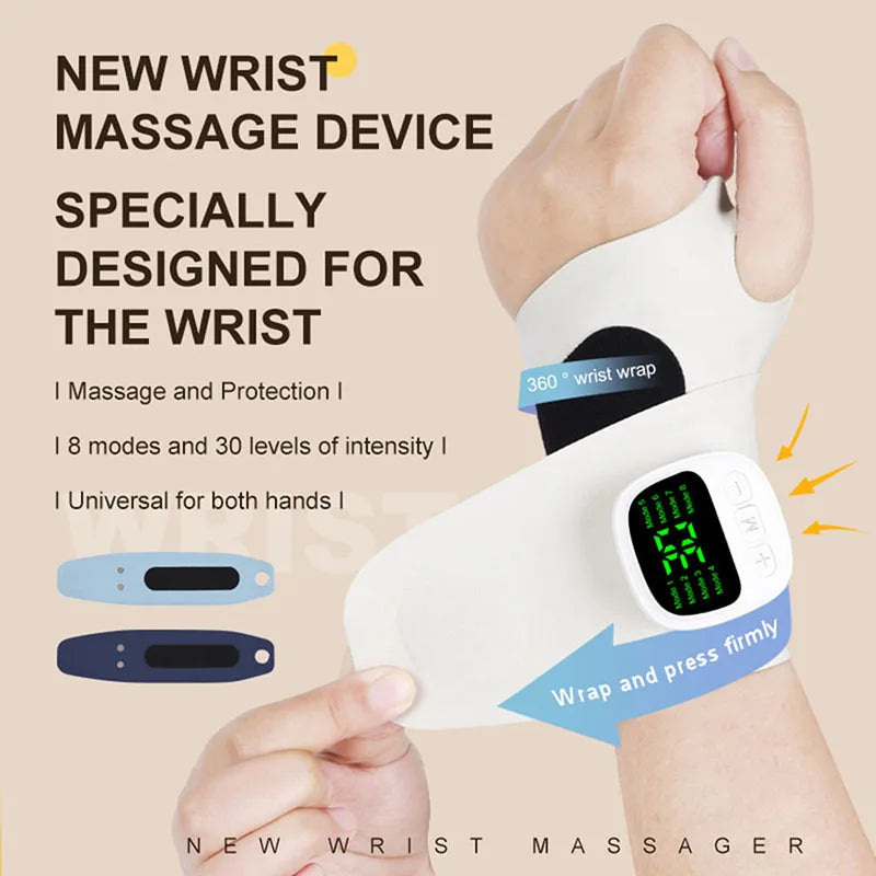 Electric Cordless Wrist Massager For Relieve Vibration