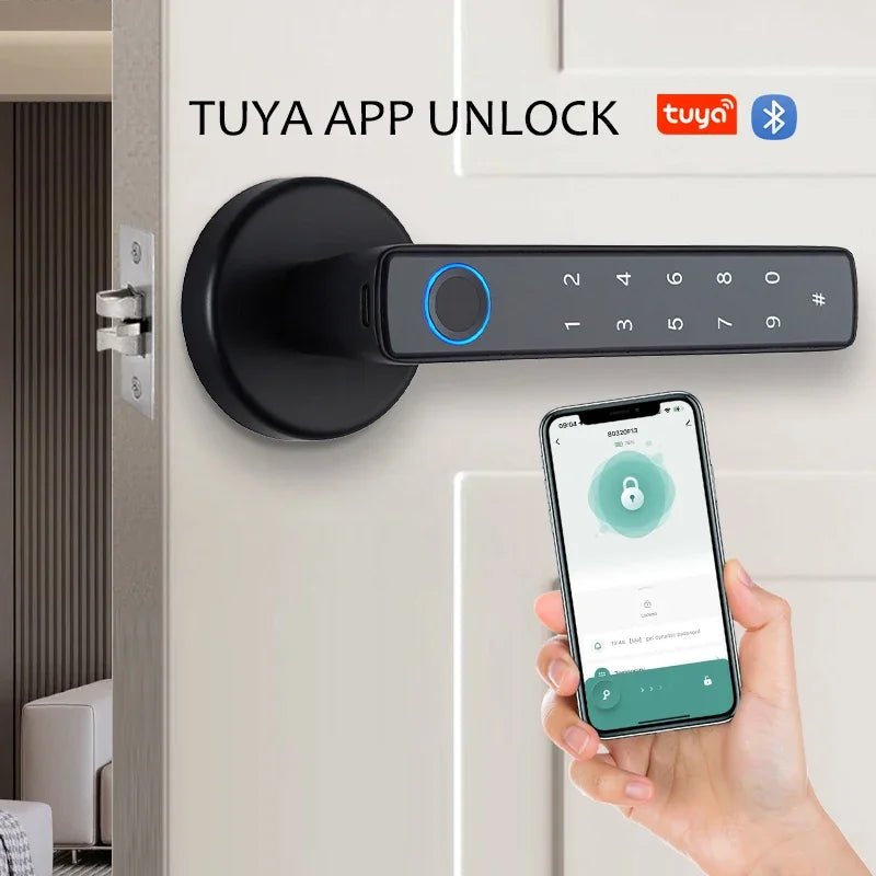 Smart Fingerprint Door Lock Knob