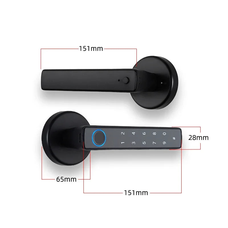 Smart Fingerprint Door Lock Knob
