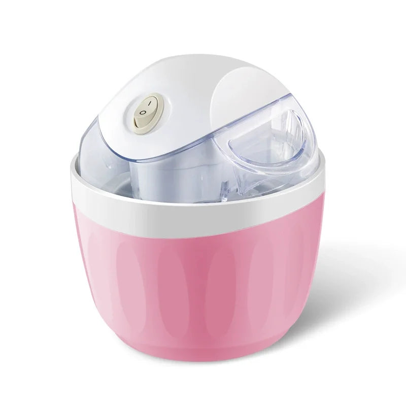 220V Portable Electric Ice Cream Maker DIY Ice-Cream Machine Frozen Yogurt Smoothie Milkshake Machine 500Ml