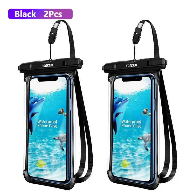 Full View Waterproof Phone Case For Underwater Mobile Cover