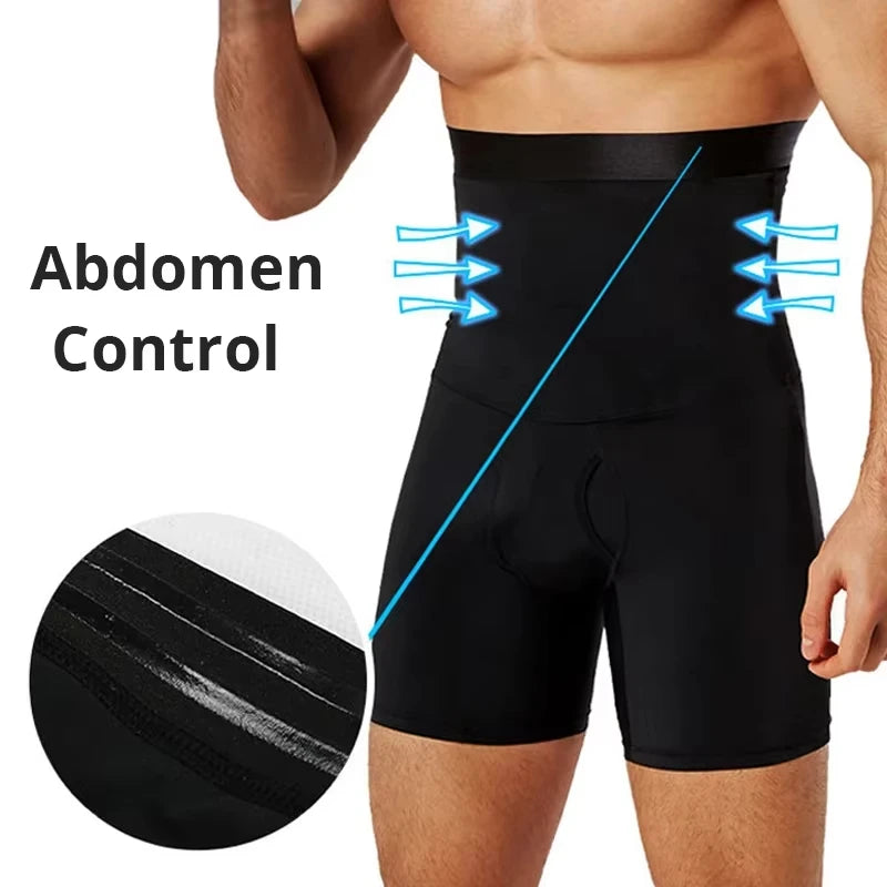 Men Tummy Control Shorts- Body Shaper With a Compression High Waist Trainer