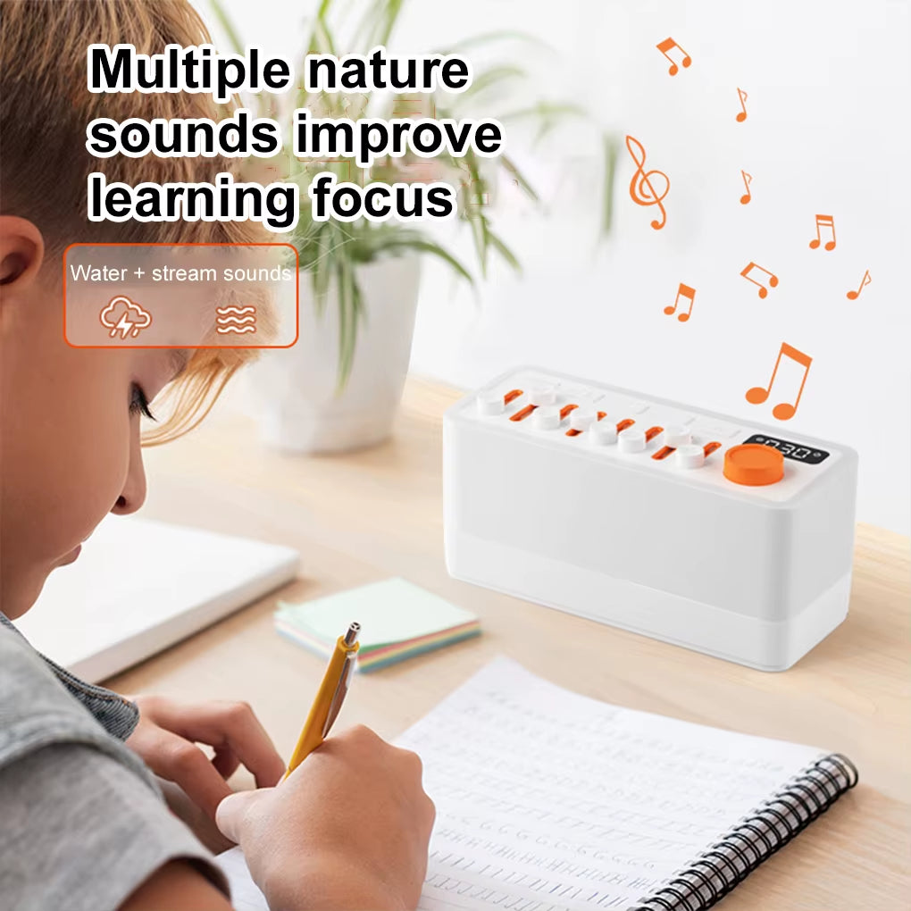 Smart Sleep Aid Speaker, White Noise Sleep Machine with Bluetooth