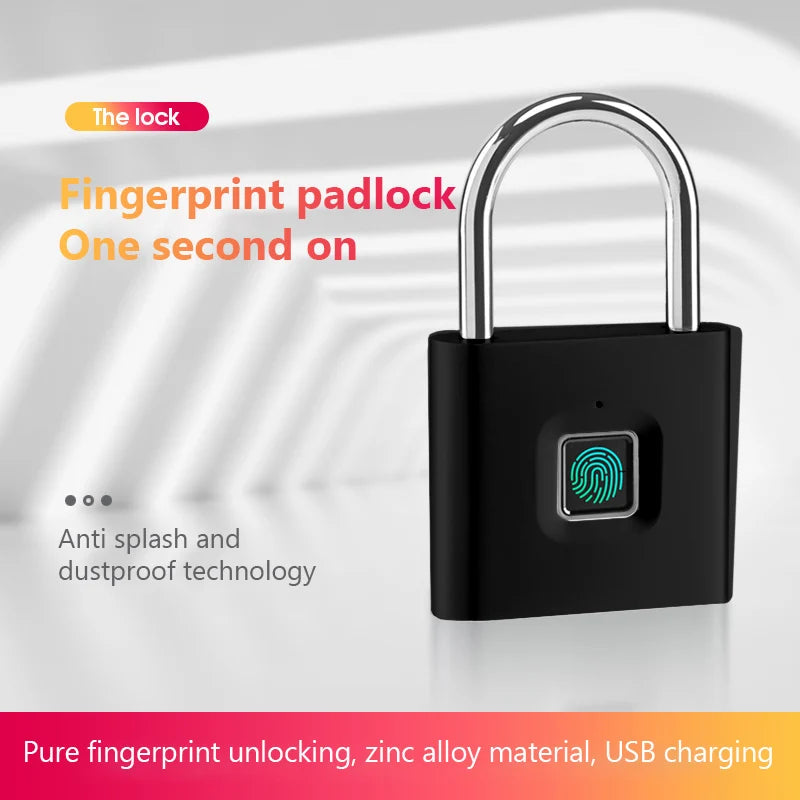 Keyless USB Charging Fingerprint Lock