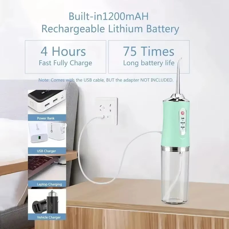 Portable Smart Electrical Oral Irrigator Water Flosser