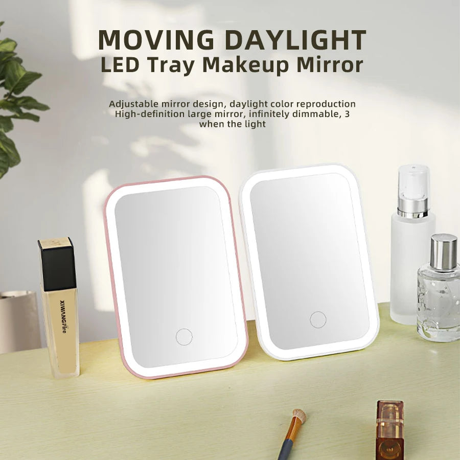 LED Desktop Makeup Mirror