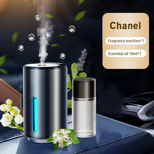 Car Air Freshener with Electrical Auto Aroma Diffuser [Essential Oil Mist Humidifier For Fragrance Aromatherapy]
