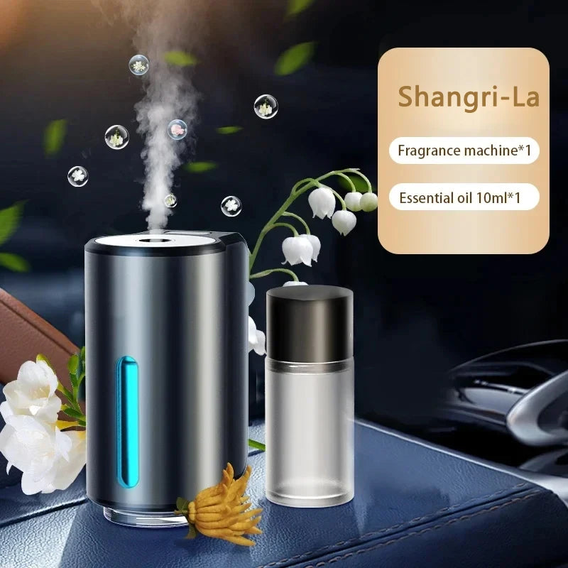 Car Air Freshener with Electrical Auto Aroma Diffuser [Essential Oil Mist Humidifier For Fragrance Aromatherapy]