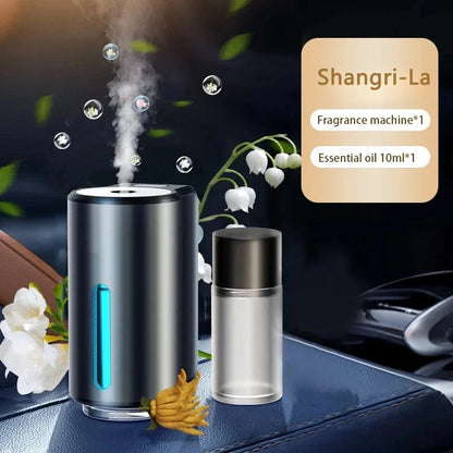 Car Air Freshener with Electrical Auto Aroma Diffuser [Essential Oil Mist Humidifier For Fragrance Aromatherapy]