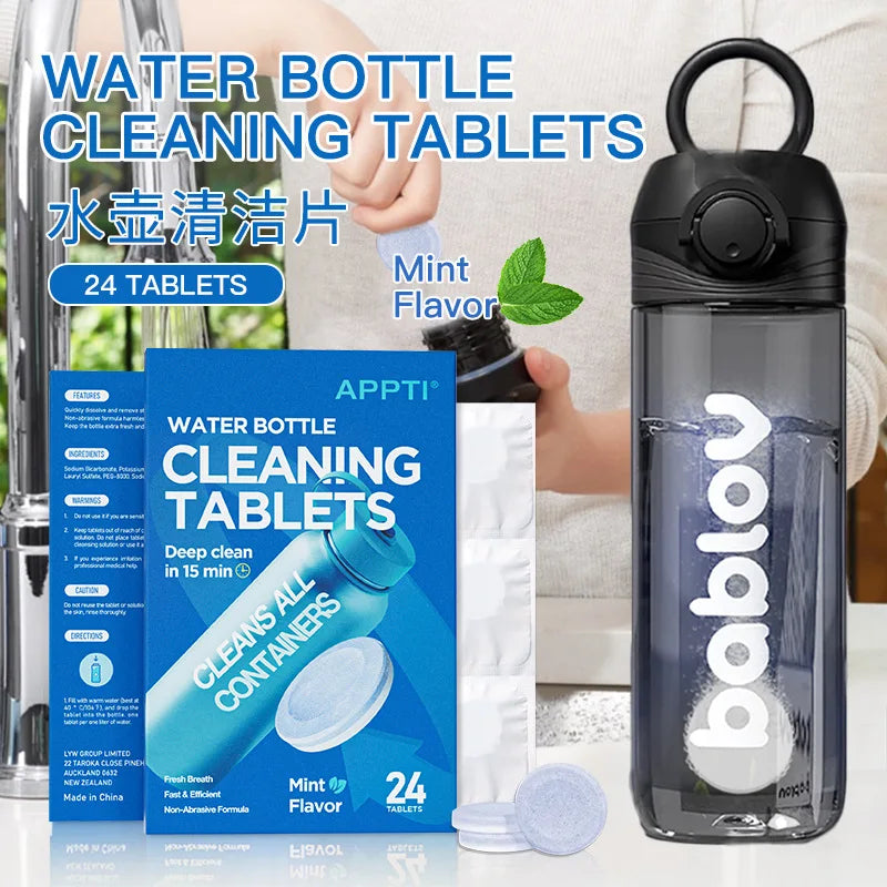 Water Bottle Cleaning Tablets 