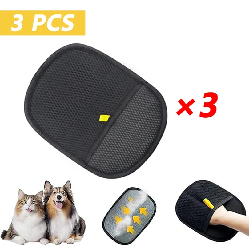 Reusable Pet Hair Removal Gloves