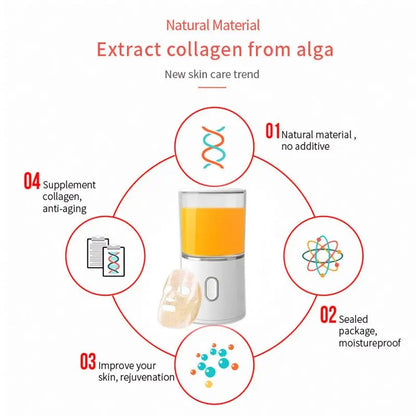 Face Mask Maker Machine For Facial Treatment - DIY Automatic Fruit Natural Vegetable Collagen 