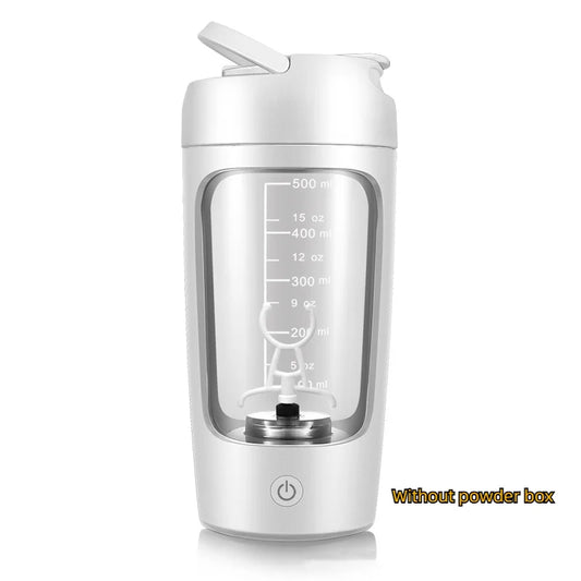 650Ml USB Electric Portable Whey Protein Shaker Bottle. Fully Automatic Stirring- Cup (Rechargeable Gym BA Free Cocktail Blend)