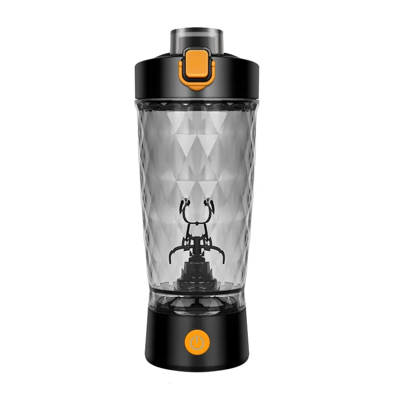 650Ml USB Electric Portable Whey Protein Shaker Bottle. Fully Automatic Stirring- Cup (Rechargeable Gym BA Free Cocktail Blend)