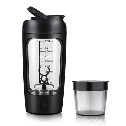650Ml USB Electric Portable Whey Protein Shaker Bottle. Fully Automatic Stirring- Cup (Rechargeable Gym BA Free Cocktail Blend)