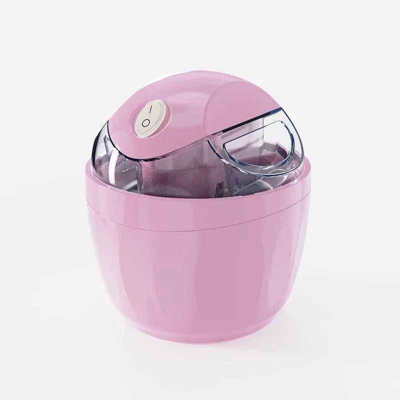 220V Portable Electric Ice Cream Maker DIY Ice-Cream Machine Frozen Yogurt Smoothie Milkshake Machine 500Ml