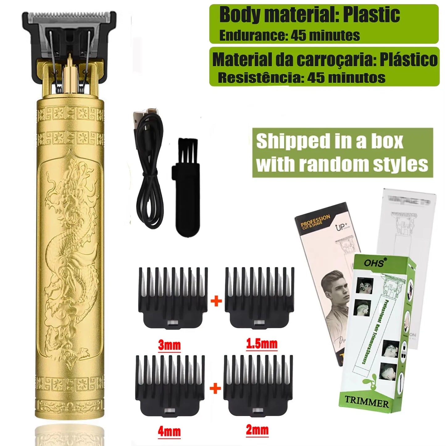 OHS Cordless Electric Hair Shaver (Trimmer) for Men 