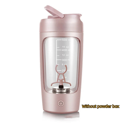 650Ml USB Electric Portable Whey Protein Shaker Bottle. Fully Automatic Stirring- Cup (Rechargeable Gym BA Free Cocktail Blend)