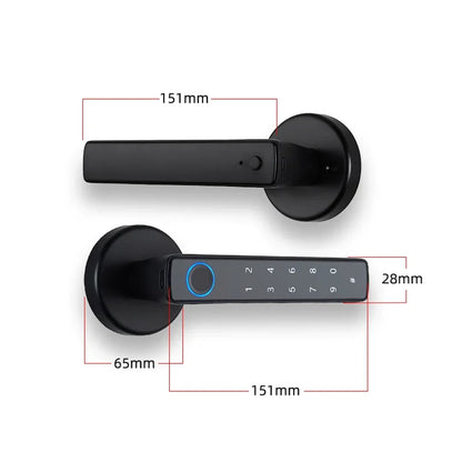  Smart Fingerprint Door Lock Knob 