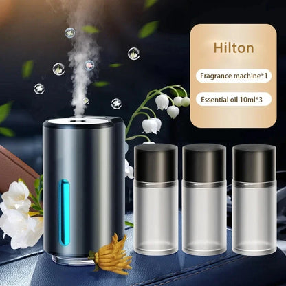 Car Air Freshener with Electrical Auto Aroma Diffuser [Essential Oil Mist Humidifier For Fragrance Aromatherapy]