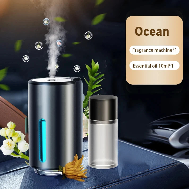 Car Air Freshener with Electrical Auto Aroma Diffuser [Essential Oil Mist Humidifier For Fragrance Aromatherapy]