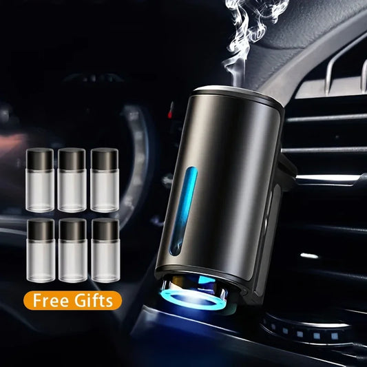 Car Air Freshener with Electrical Auto Aroma Diffuser [Essential Oil Mist Humidifier For Fragrance Aromatherapy]