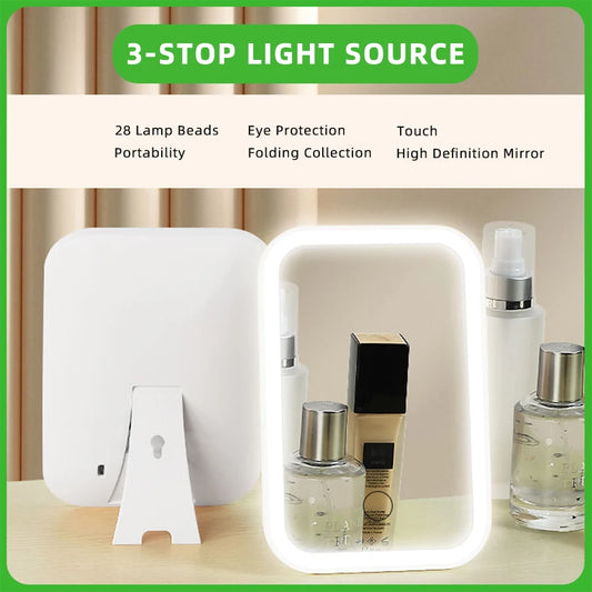 LED Desktop Makeup Mirror