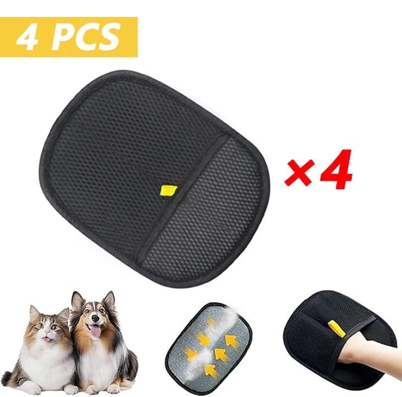 Reusable Pet Hair Removal Gloves