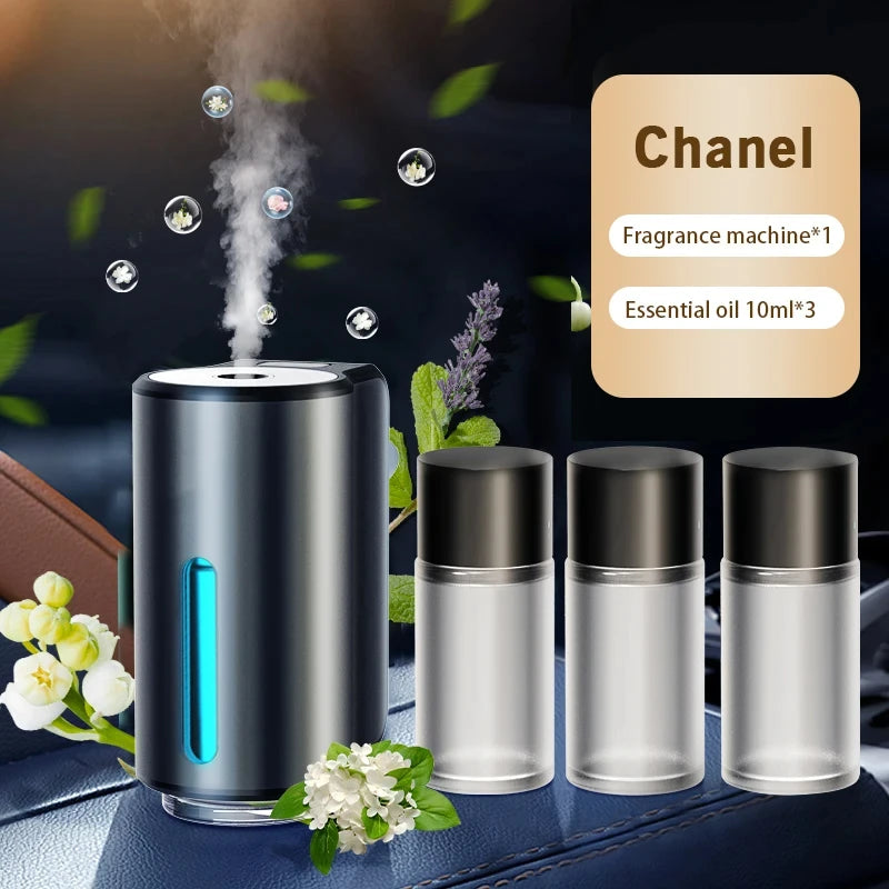 Car Air Freshener with Electrical Auto Aroma Diffuser [Essential Oil Mist Humidifier For Fragrance Aromatherapy]