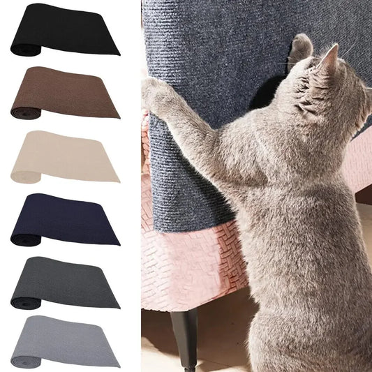 Cat Scratcher Sofa Protector with Trimmable Self-Adhesive Carpet Corner Wall