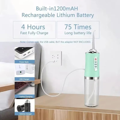Portable Smart Electrical Oral Irrigator Water Flosser