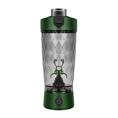 650Ml USB Electric Portable Whey Protein Shaker Bottle. Fully Automatic Stirring- Cup (Rechargeable Gym BA Free Cocktail Blend)